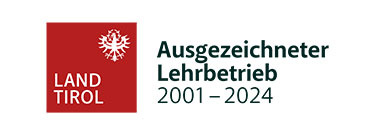 Ausgezeichneter Tiroler Lehrbetrieb 2001 bis 2021