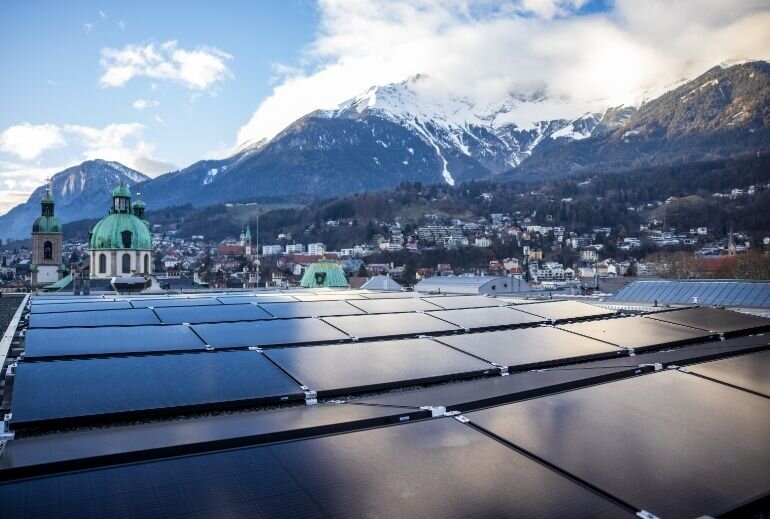 Photovoltaikanlage in Innsbruck