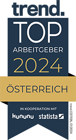 Top Arbeitgeber 2024 Österreich 6 Jahre in Folge Siegel