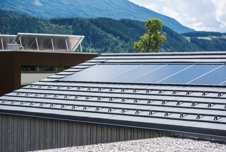 IKB-Photovoltaik-Referenzanlage in Mils bei Innsbruck.