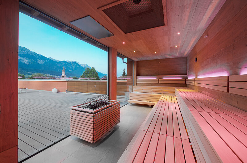 Amraser Straße indoor pool panorama sauna