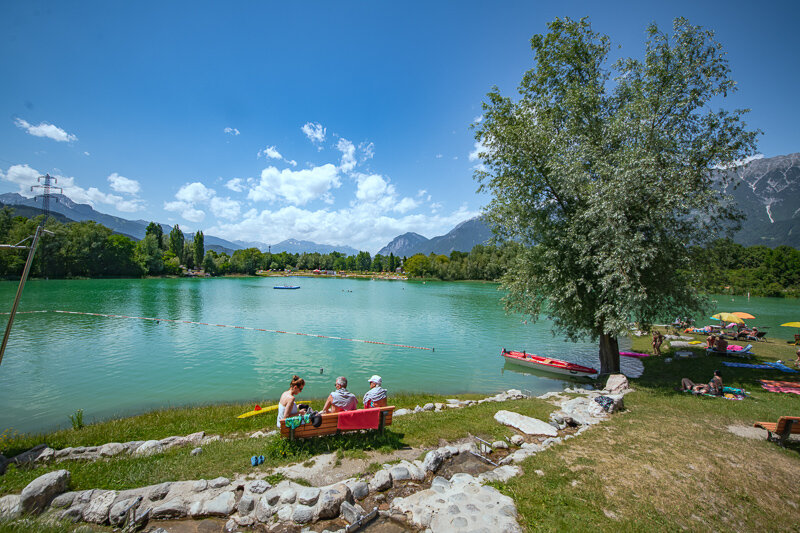 Baggersee Roßau Liegewiese