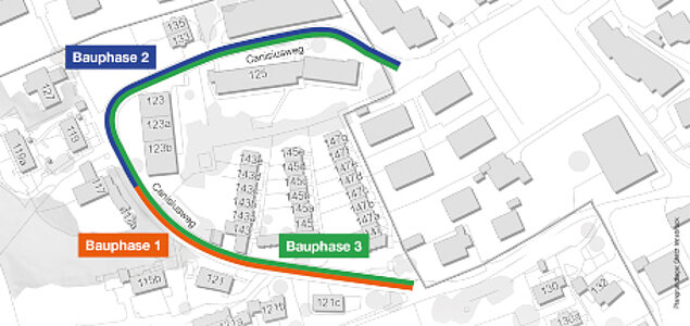 Baustelle Canisiusweg