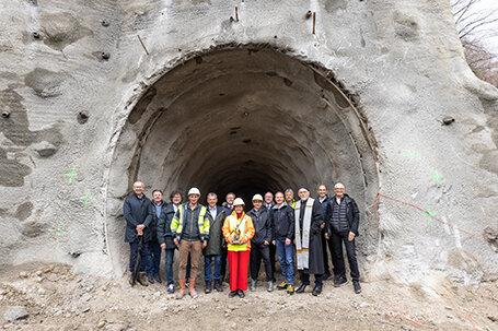 Ausbau der Mühlauer Quelle: erfolgreicher Tunnelanschlag