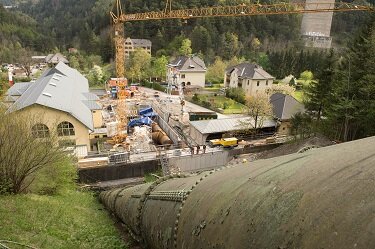 Baustelle oben