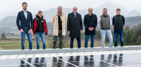 BODNER Gruppe und IKB bei der Besichtigung vor Ort.