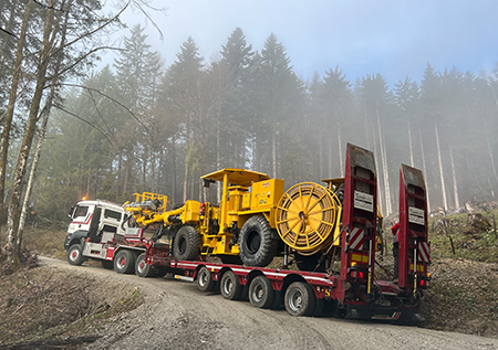 Bohrwagen Ausbau Mühlauer Quelle