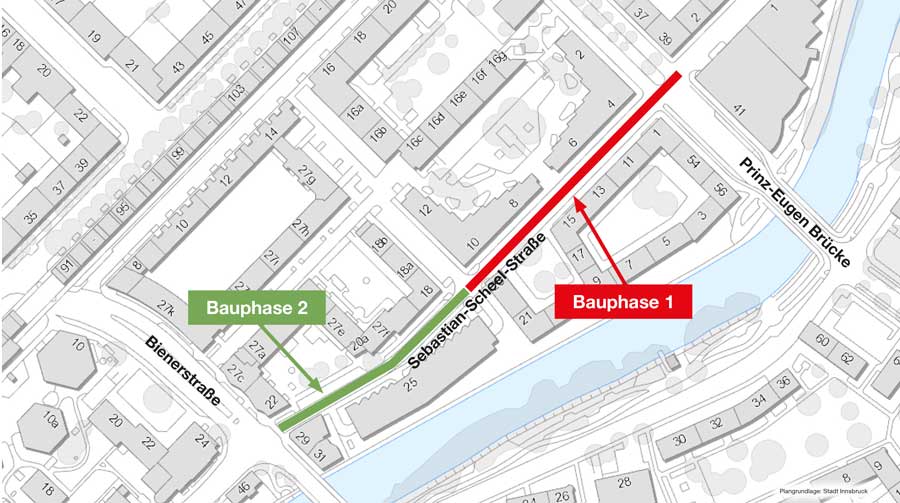 Baustellenplan Sebastian-Scheel-Straße