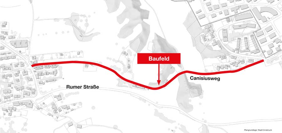 Baustellenplan Canisiusweg