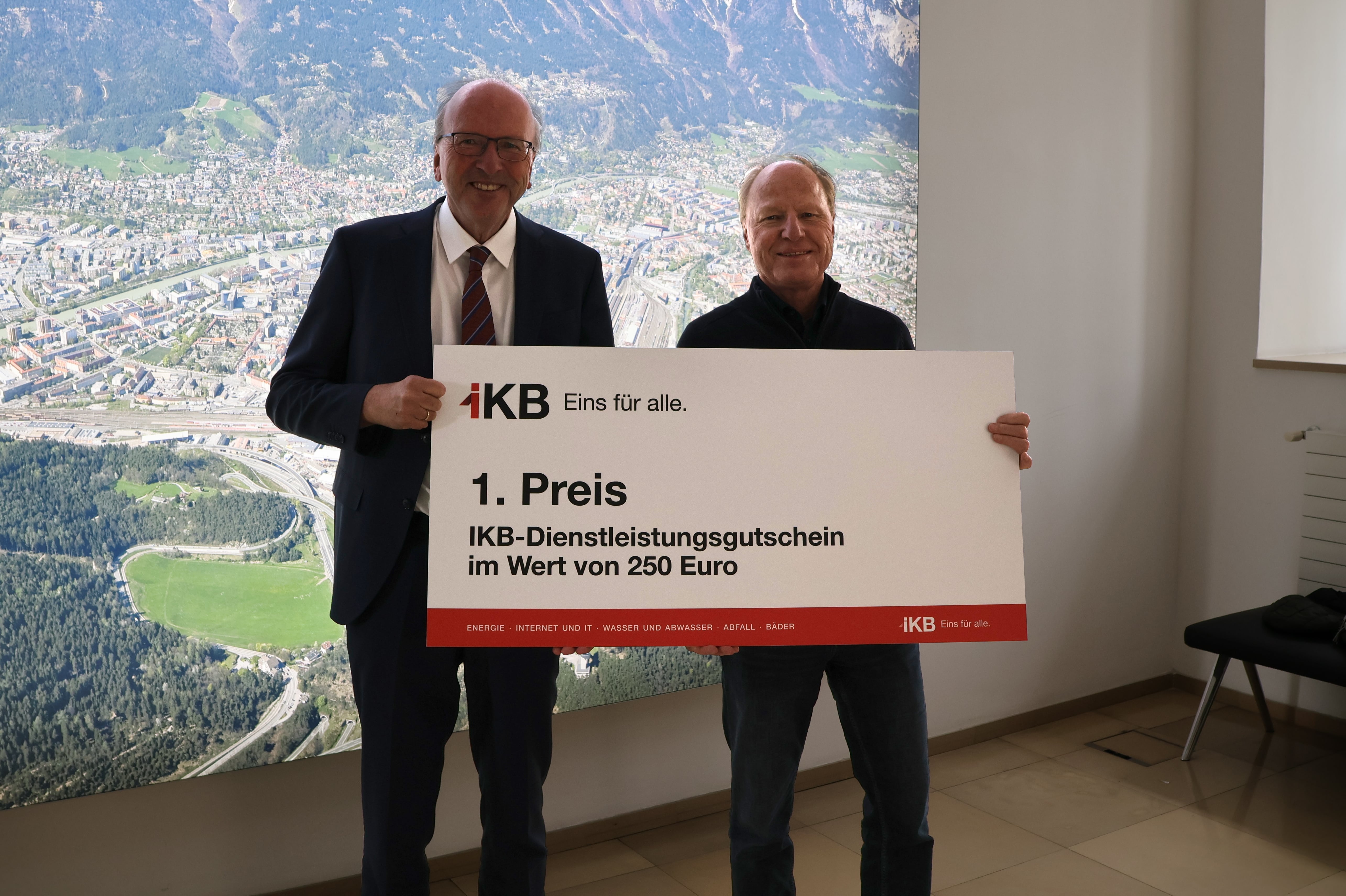 Preisverleihung Smart-Meter-Gewinnspiel