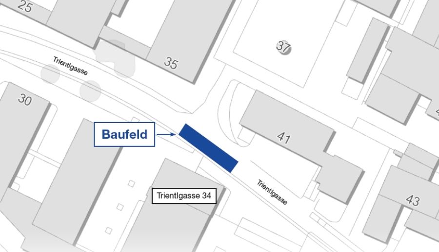 Baustellenplan Trientlgasse