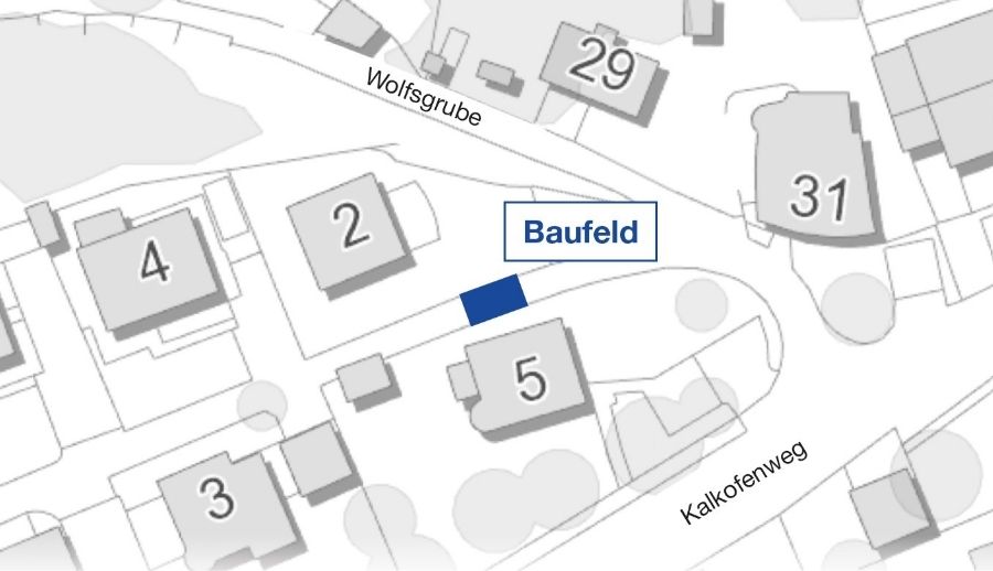 Baustellenplan Wolfsgrube
